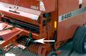 Fully installed Inforcer Round Baler Unplugging System