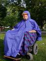 Rain Poncho for Wheelchair Users