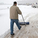 Snowcaster Wheeled Snow Pusher