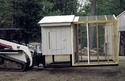 Homemade Skid-Mounted Chicken Coop